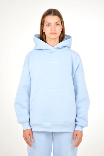 Худи женский голубой