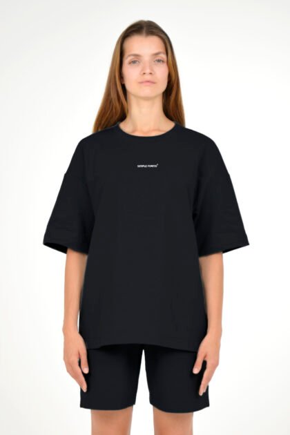 Футболка женская черная