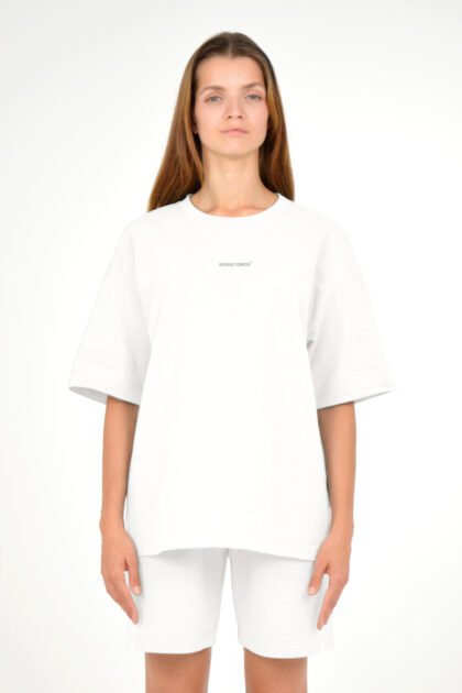 Футболка женская молочная