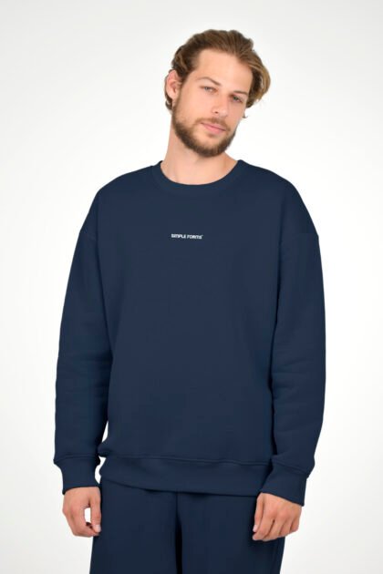 Свитшот мужской тёмно-синий