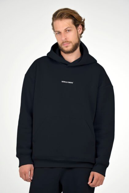 Худи мужской черный
